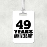 49th Anniversary 49 Years Anniversary - Luggage Bag Tag