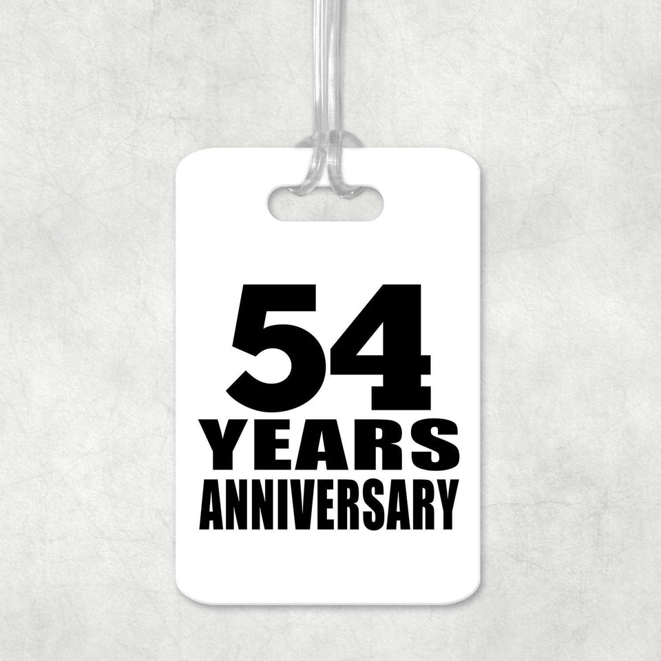 54th Anniversary 54 Years Anniversary - Luggage Bag Tag