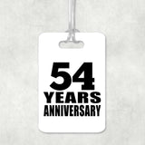 54th Anniversary 54 Years Anniversary - Luggage Bag Tag