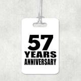 57th Anniversary 57 Years Anniversary - Luggage Bag Tag