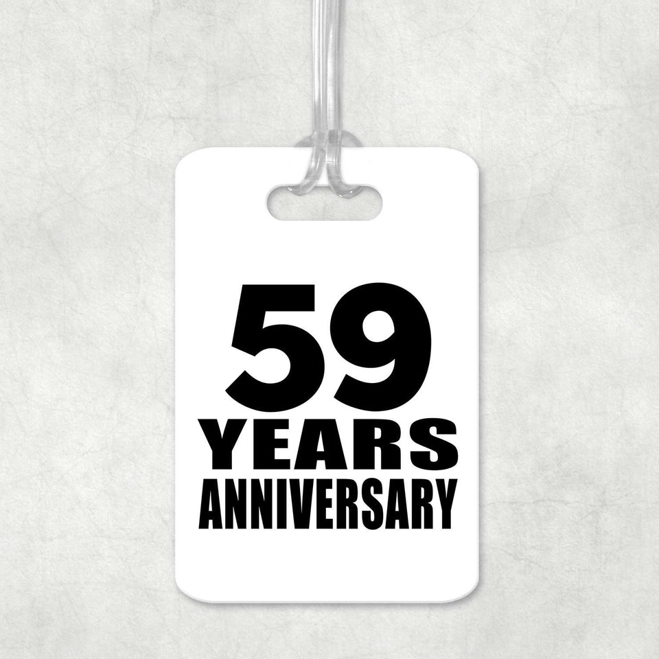 59th Anniversary 59 Years Anniversary - Luggage Bag Tag