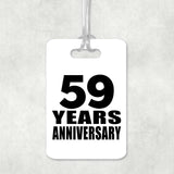 59th Anniversary 59 Years Anniversary - Luggage Bag Tag