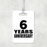 6th Anniversary 6 Years Anniversary - Luggage Bag Tag