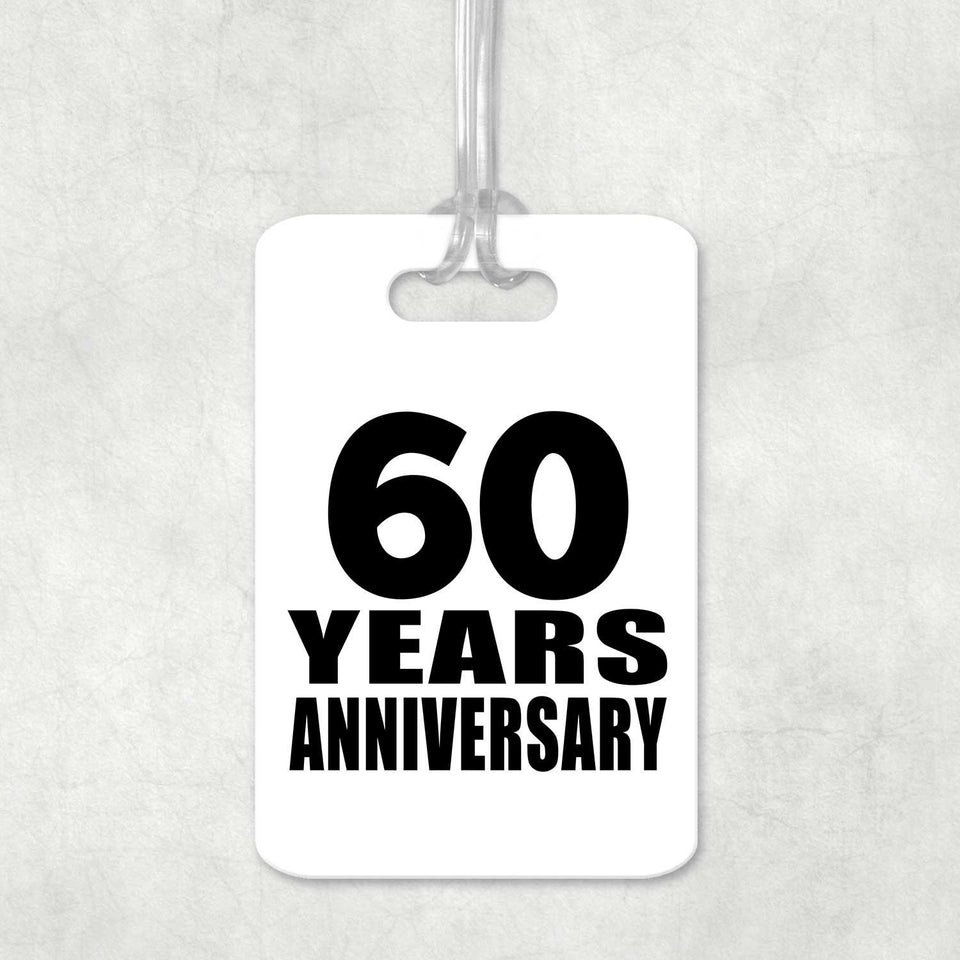 60th Anniversary 60 Years Anniversary - Luggage Bag Tag