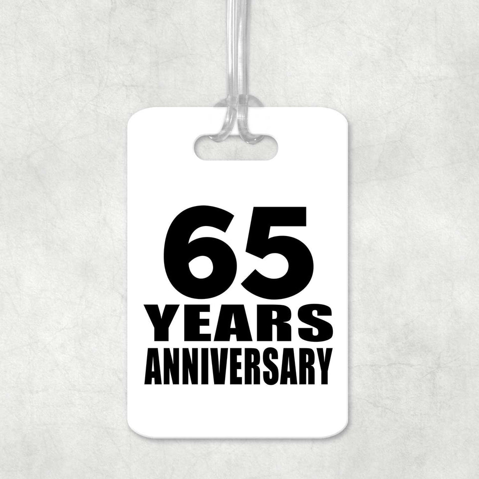 65th Anniversary 65 Years Anniversary - Luggage Bag Tag