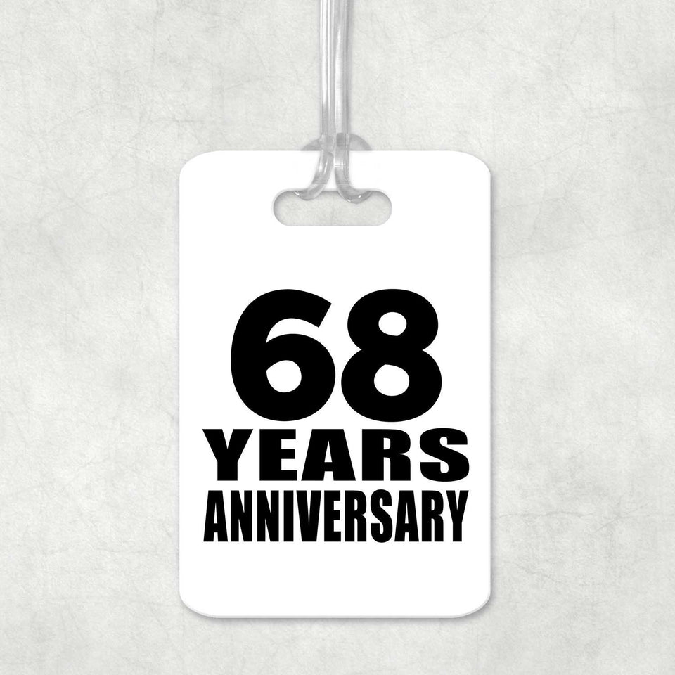 68th Anniversary 68 Years Anniversary - Luggage Bag Tag