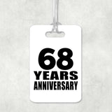 68th Anniversary 68 Years Anniversary - Luggage Bag Tag