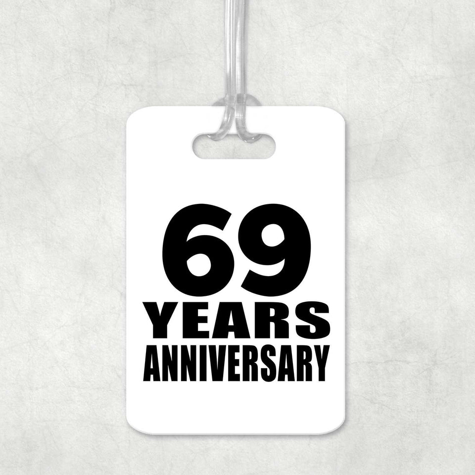 69th Anniversary 69 Years Anniversary - Luggage Bag Tag