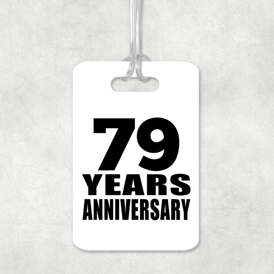 79th Anniversary 79 Years Anniversary - Luggage Bag Tag