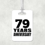 79th Anniversary 79 Years Anniversary - Luggage Bag Tag