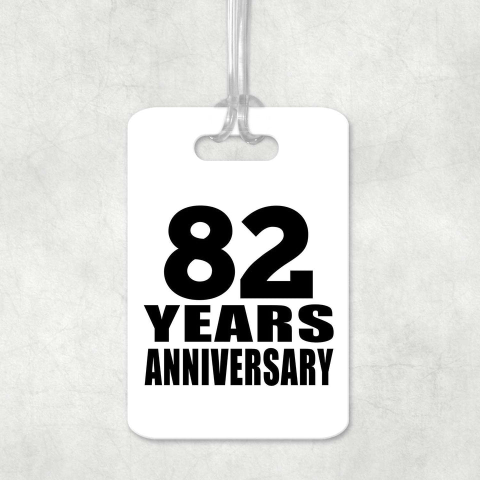 82nd Anniversary 82 Years Anniversary - Luggage Bag Tag