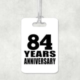84th Anniversary 84 Years Anniversary - Luggage Bag Tag