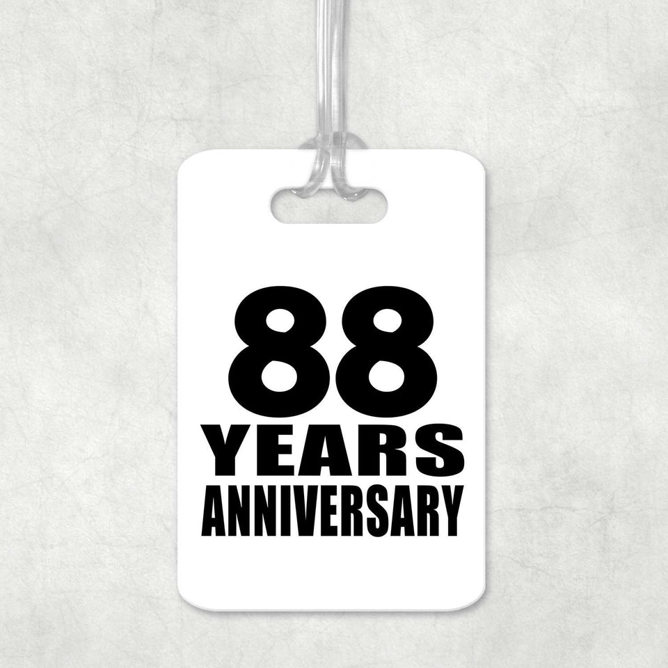 88th Anniversary 88 Years Anniversary - Luggage Bag Tag