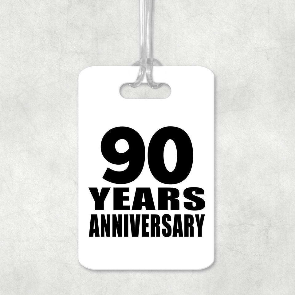 90th Anniversary 90 Years Anniversary - Luggage Bag Tag