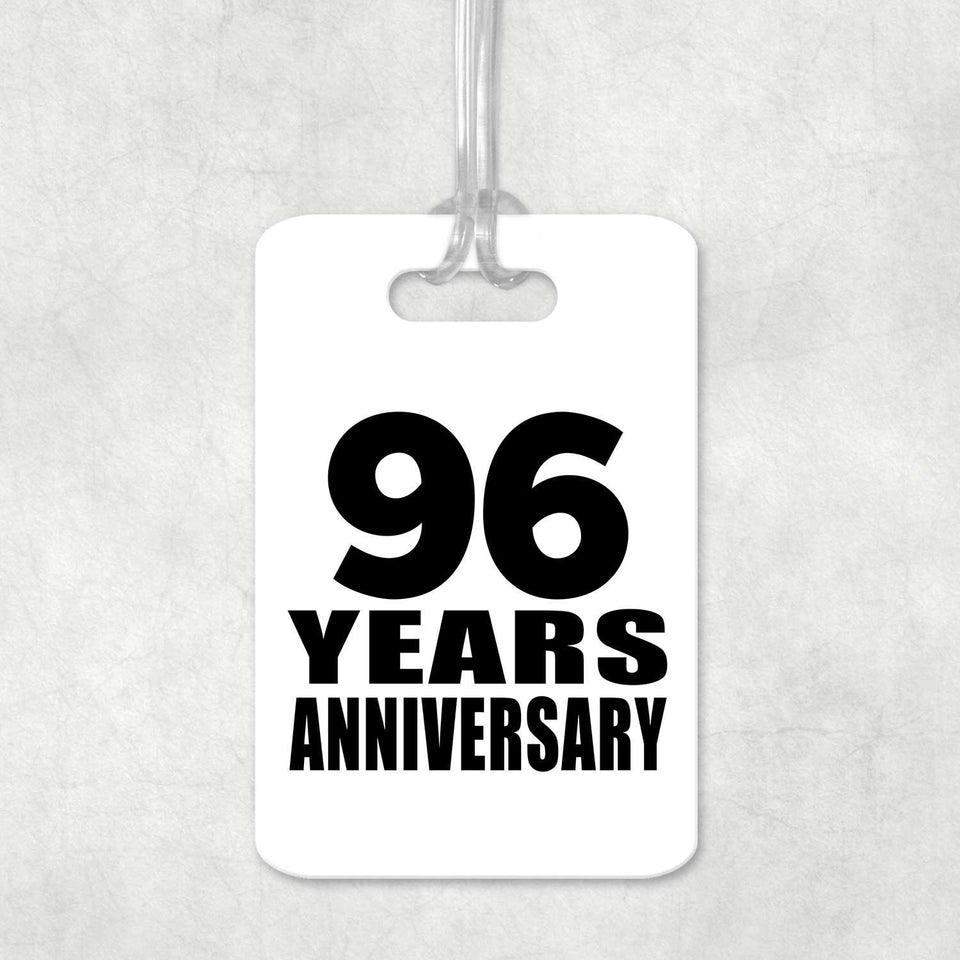 96th Anniversary 96 Years Anniversary - Luggage Bag Tag