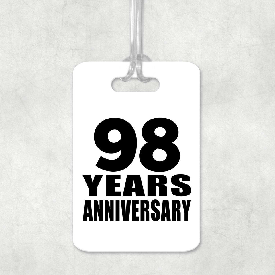 98th Anniversary 98 Years Anniversary - Luggage Bag Tag