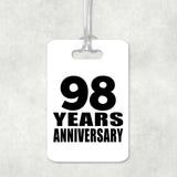 98th Anniversary 98 Years Anniversary - Luggage Bag Tag