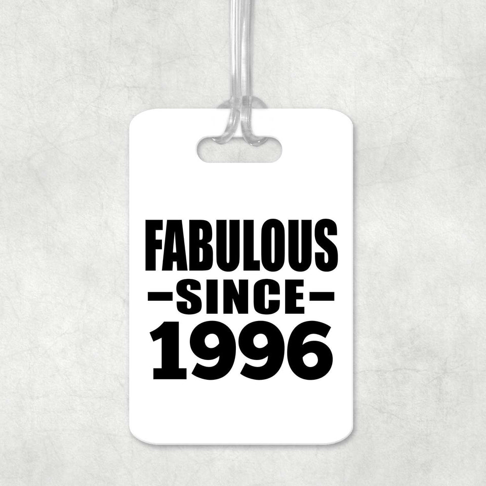 28th Birthday Fabulous Since 1996 - Luggage Bag Tag