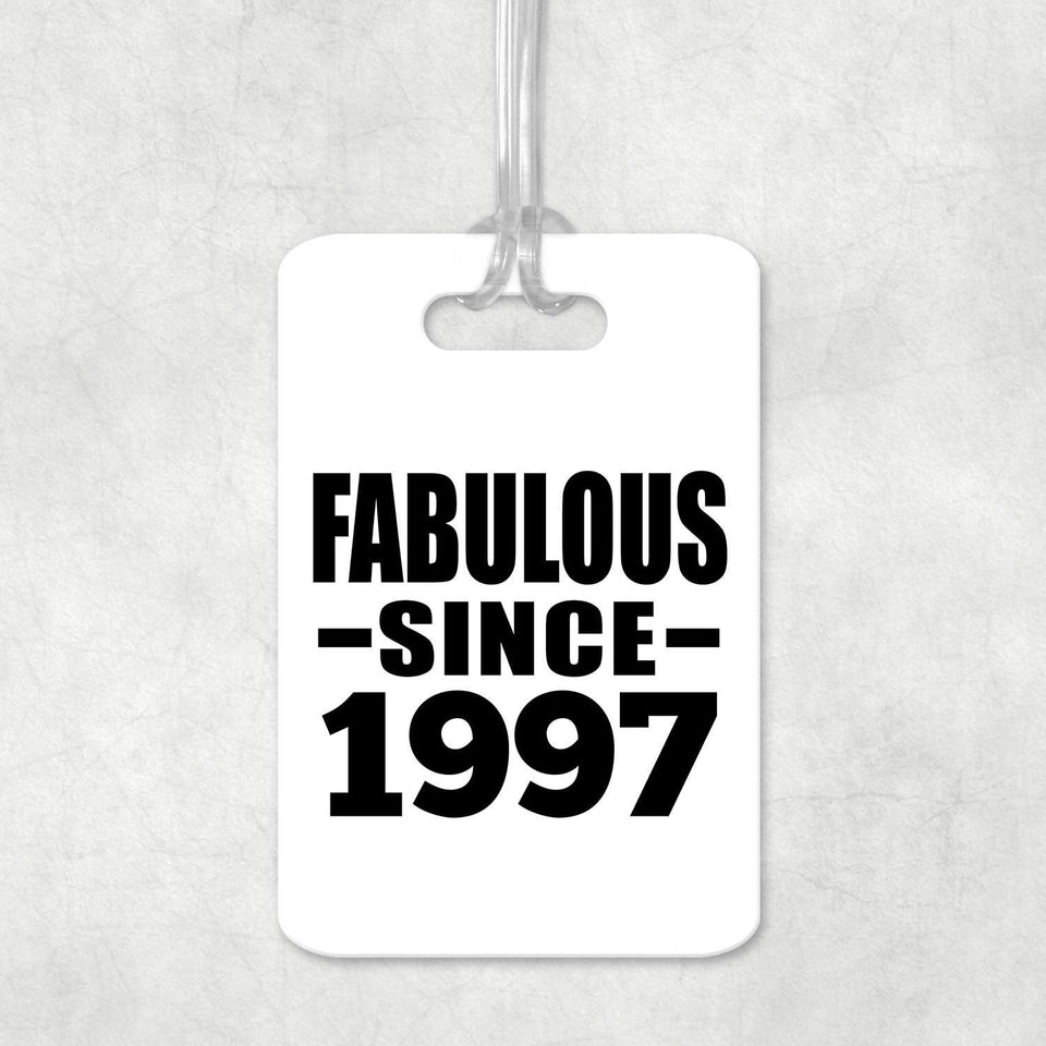 27th Birthday Fabulous Since 1997 - Luggage Bag Tag