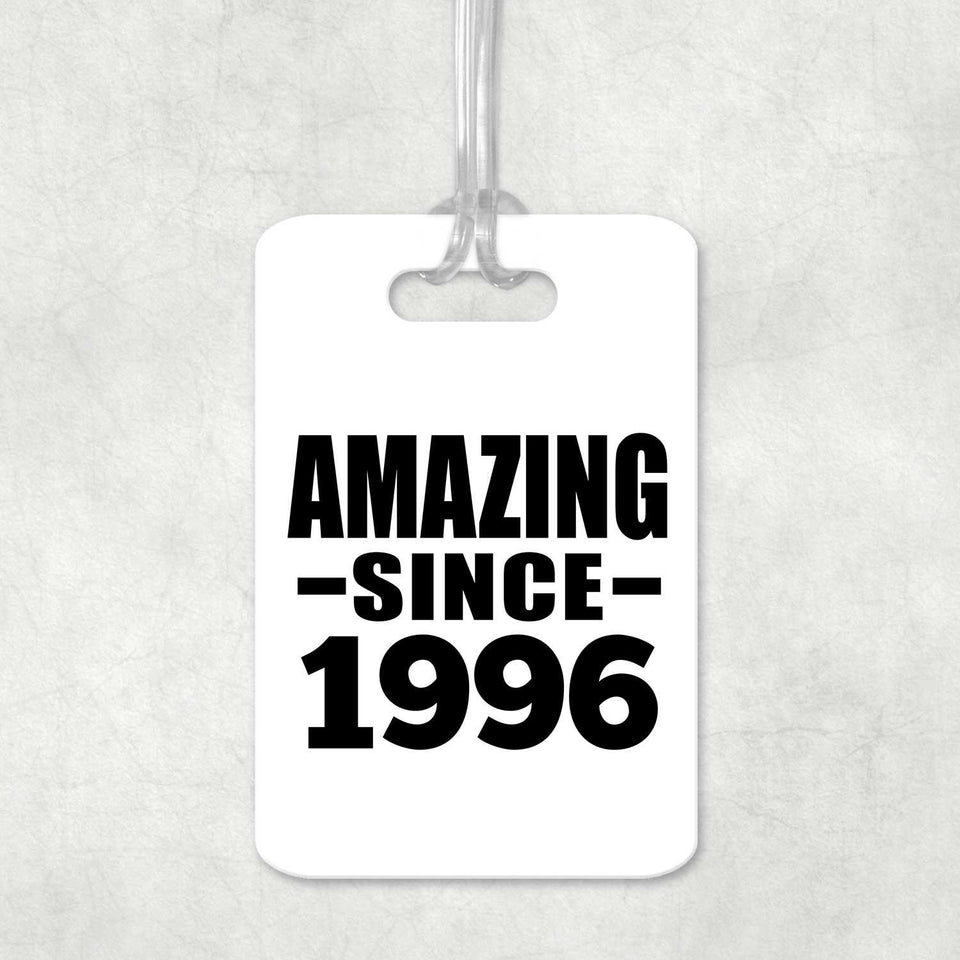 28th Birthday Amazing Since 1996 - Luggage Bag Tag