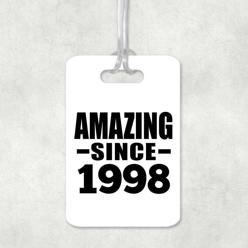 26th Birthday Amazing Since 1998 - Luggage Bag Tag