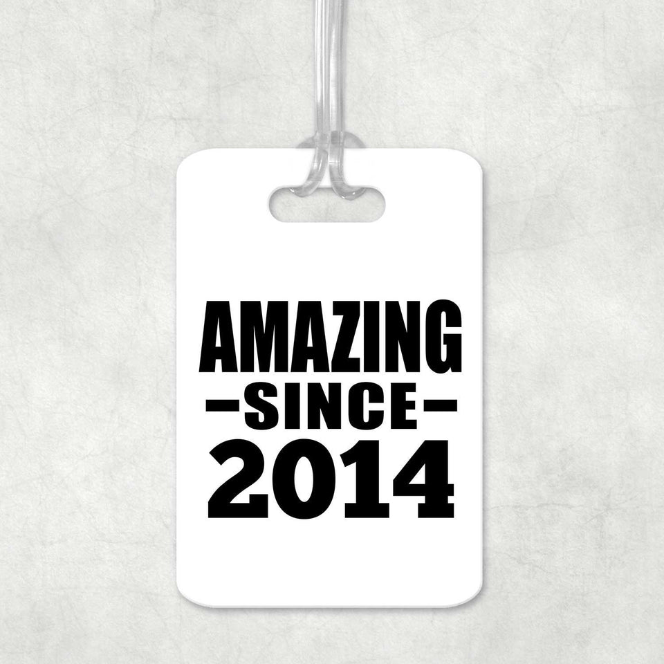 10th Birthday Amazing Since 2014 - Luggage Bag Tag