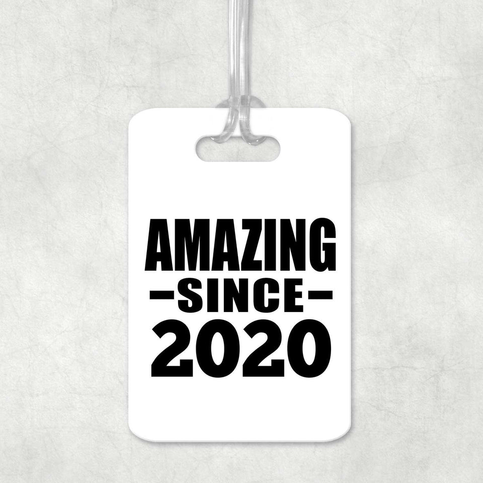 4th Birthday Amazing Since 2020 - Luggage Bag Tag