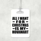 All I Want For Christmas Is My Hovawart - Luggage Bag Tag
