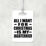 All I Want For Christmas Is My Jagdterrier - Luggage Bag Tag