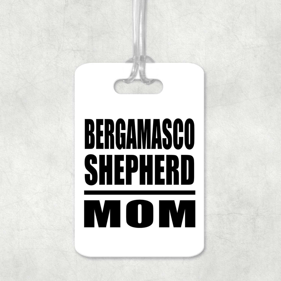 Bergamasco Shepherd Mom - Luggage Bag Tag