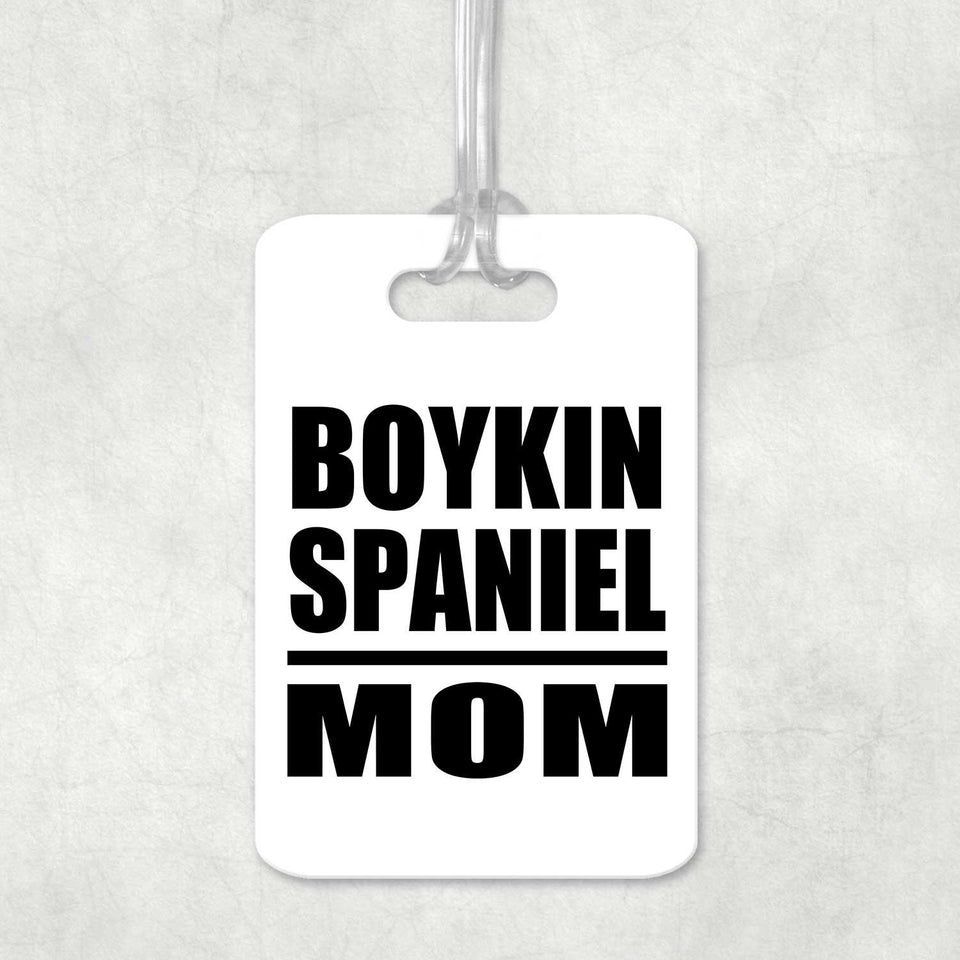 Boykin Spaniel Mom - Luggage Bag Tag