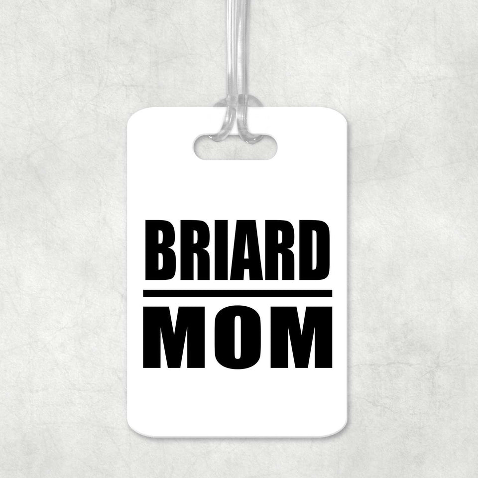 Briard Mom - Luggage Bag Tag