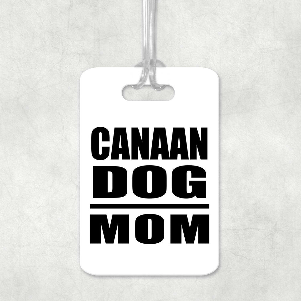 Canaan Dog Mom - Luggage Bag Tag