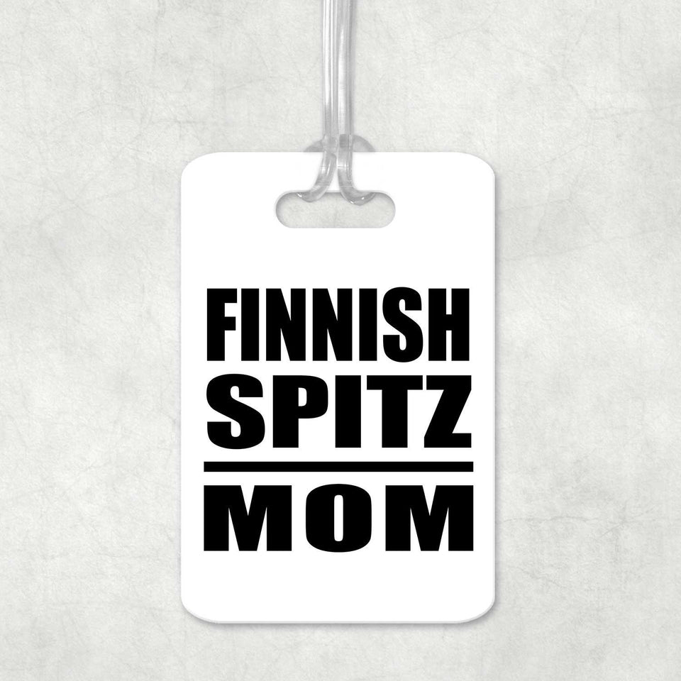 Finnish Spitz Mom - Luggage Bag Tag