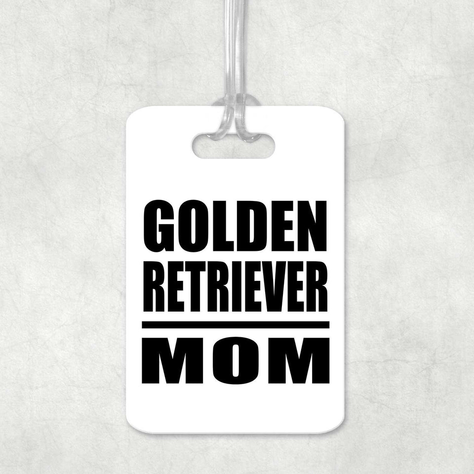 Golden Retriever Mom - Luggage Bag Tag