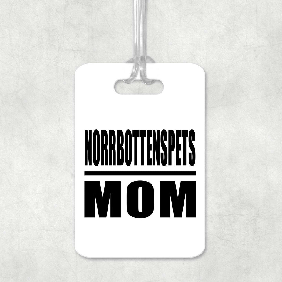 Norrbottenspets Mom - Luggage Bag Tag