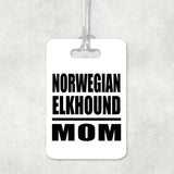 Norwegian Elkhound Mom - Luggage Bag Tag
