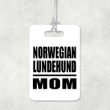 Norwegian Lundehund Mom - Luggage Bag Tag