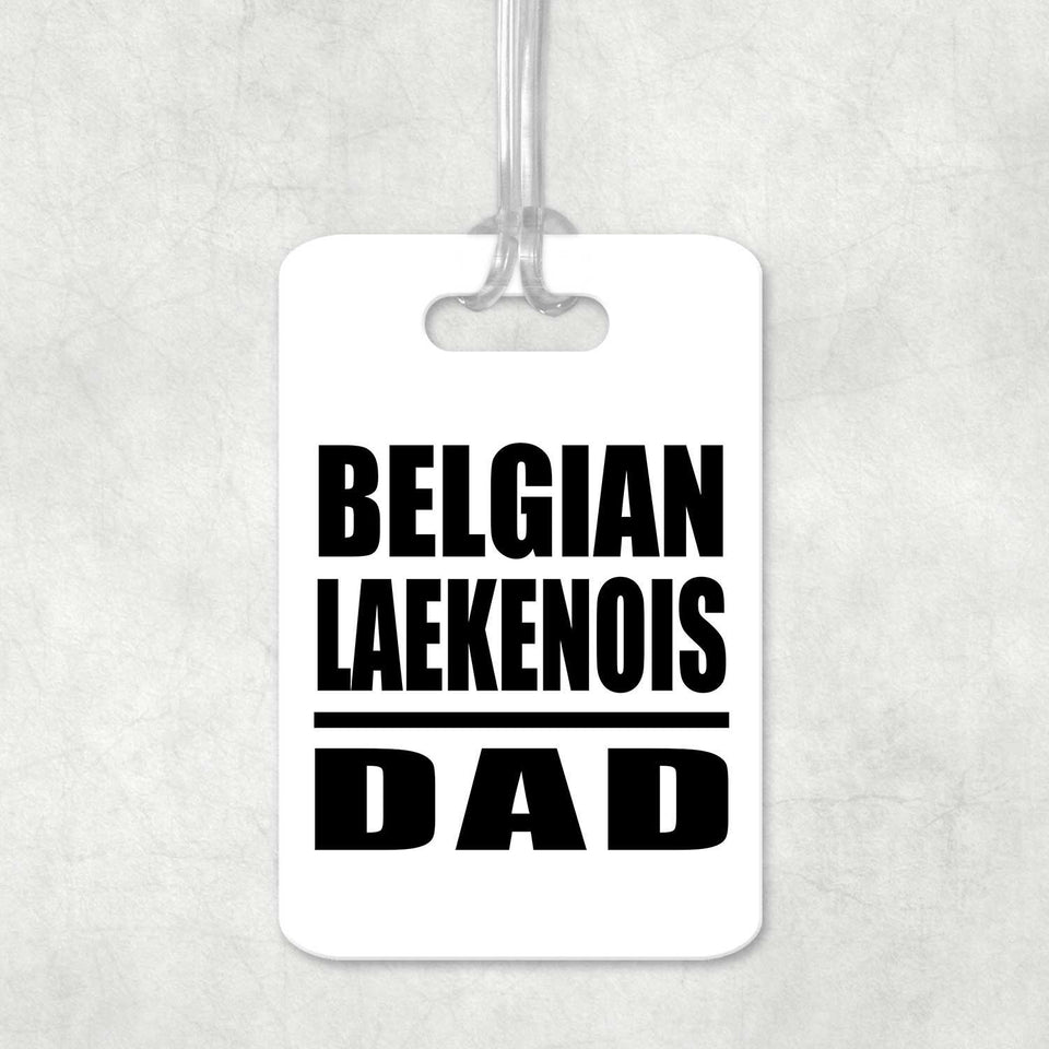 Belgian Laekenois Dad - Luggage Bag Tag