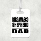 Bergamasco Shepherd Dad - Luggage Bag Tag