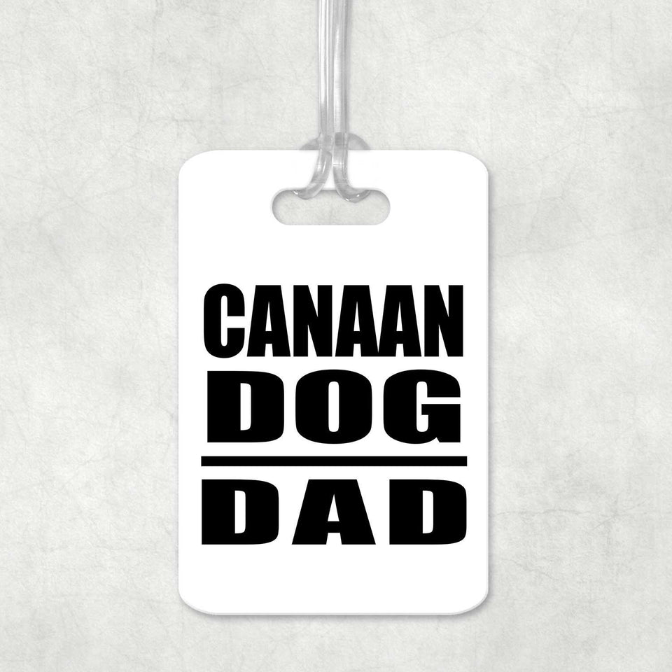 Canaan Dog Dad - Luggage Bag Tag