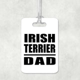 Irish Terrier Dad - Luggage Bag Tag