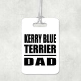 Kerry Blue Terrier Dad - Luggage Bag Tag