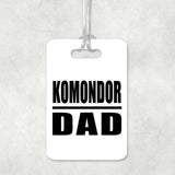 Komondor Dad - Luggage Bag Tag