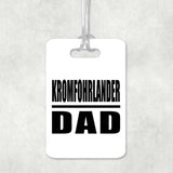 Kromfohrlander Dad - Luggage Bag Tag