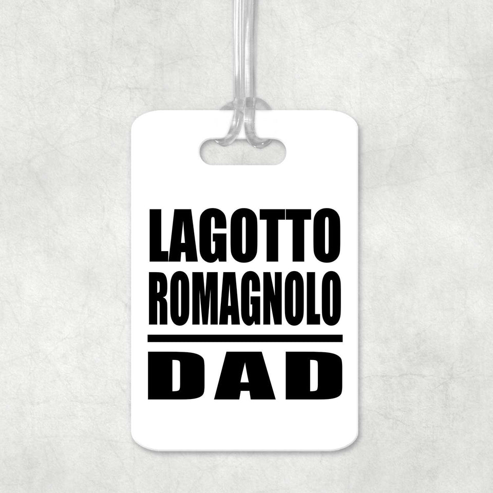 Lagotto Romagnolo Dad - Luggage Bag Tag