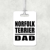 Norfolk Terrier Dad - Luggage Bag Tag
