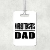 Norrbottenspets Dad - Luggage Bag Tag