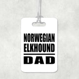 Norwegian Elkhound Dad - Luggage Bag Tag