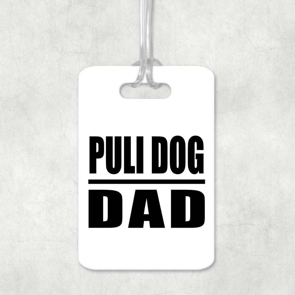 Puli Dog Dad - Luggage Bag Tag